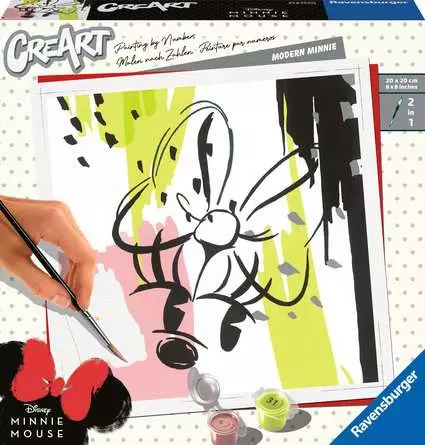CreArt Moderne Minnie - Malen nach Zahlen für Erwachsene