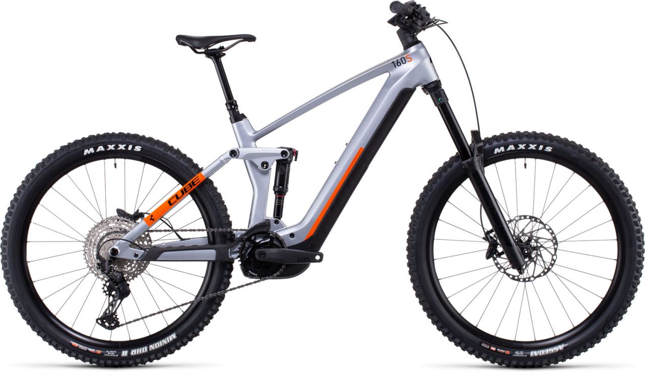 Cube Stereo Hybrid 160 HPC SL 750 27.5 polarsilver´n´orange (Neuware mit Lackfehler) kaufen | Bike-Discount