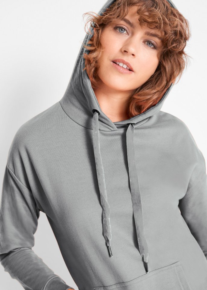 Sweatkleid mit Kapuze