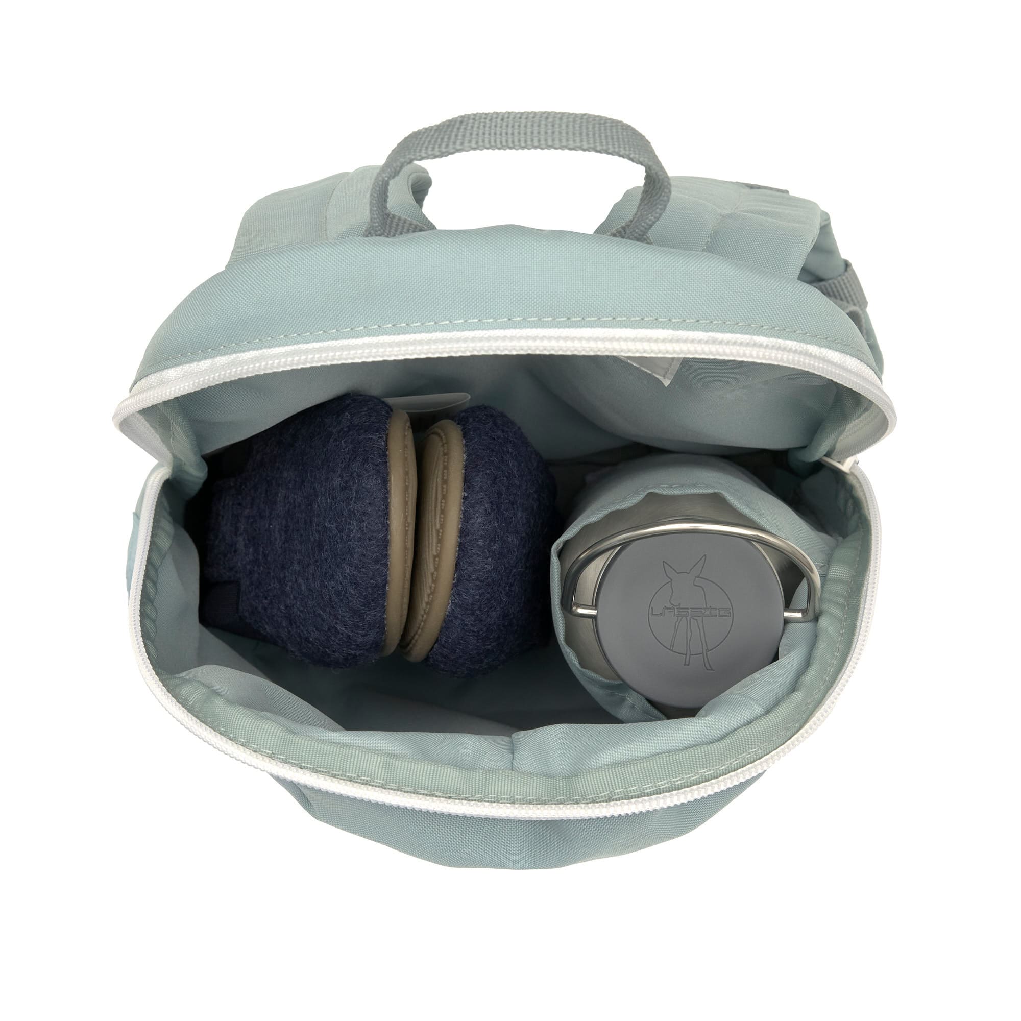 Kindergartenrucksack Tiny - Pinguin, Hellblau