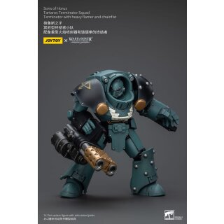 Warhammer The Horus Heresy Actionfigur 1/18 Tartaros Terminator Squad Terminator With Heavy Flamer And Chainfist 12 cm