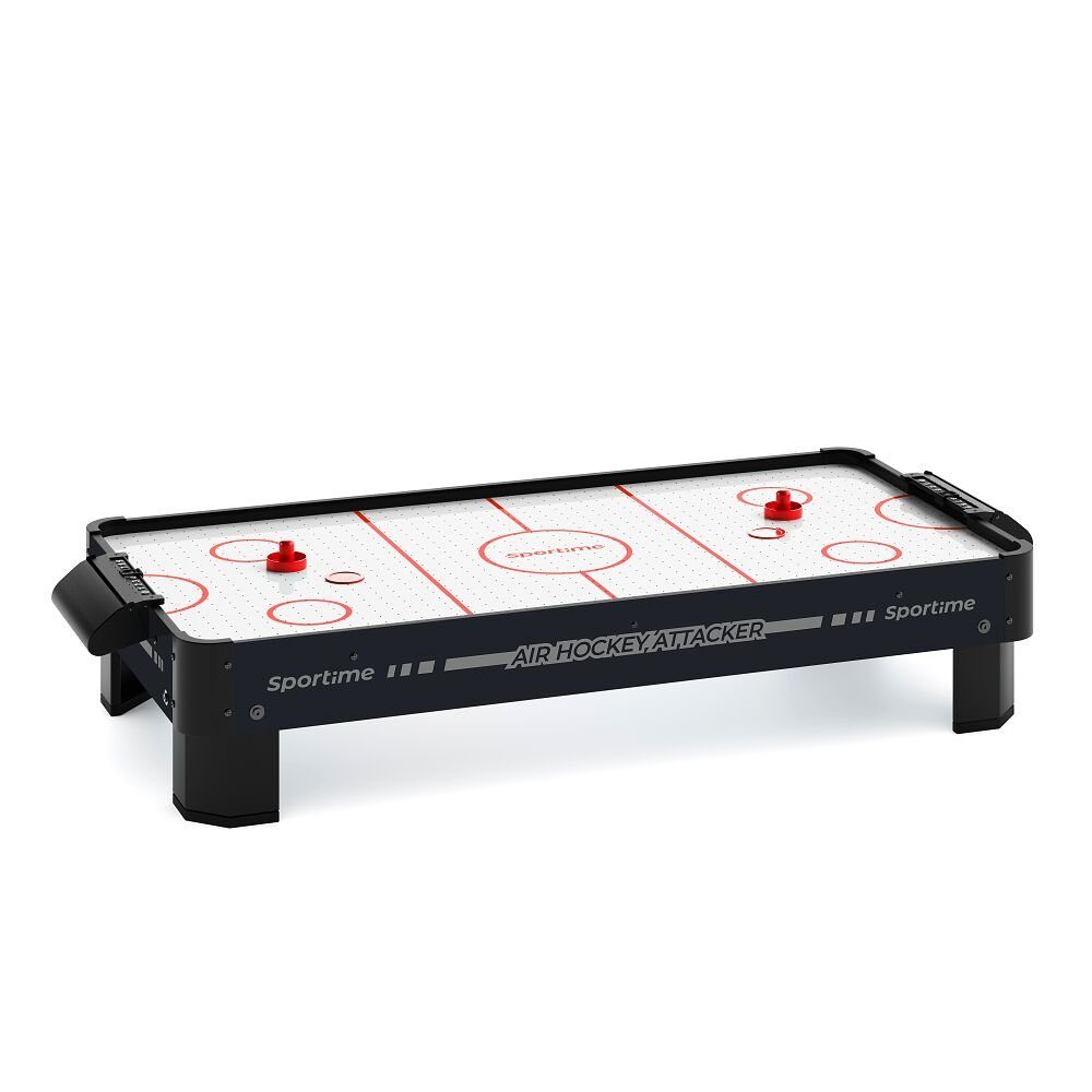 Sportime Air-Hockeytisch Airhockey Attacker 100x48 cm, Kratzfest und pflegeleicht