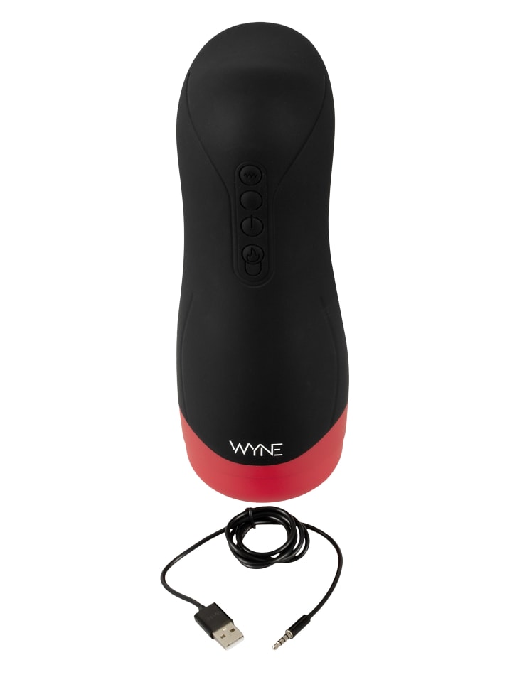 WYNE Masturbator mit Vibration und Heizfunktion Masturbator 01 in schwarz günstig kaufen 26,5 cm