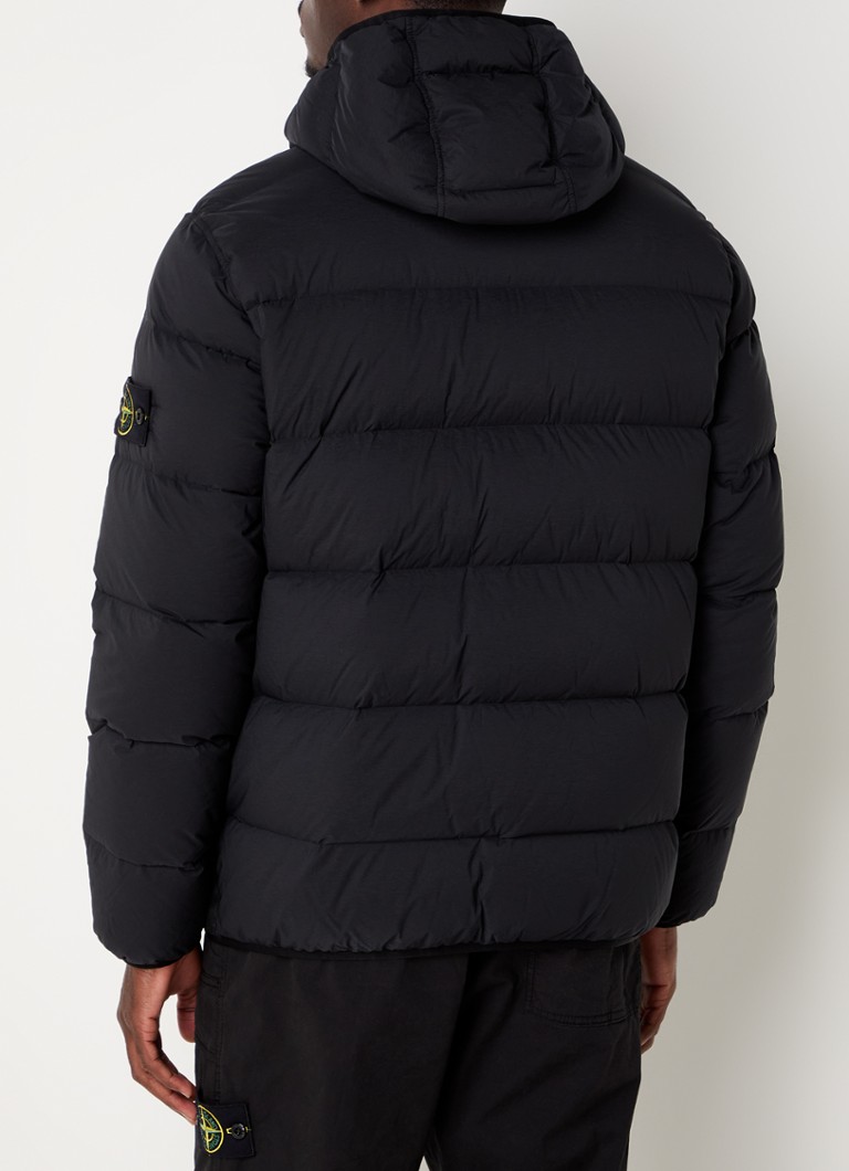 Μπουφάν Stone Island 81154 από πούπουλα με γέμιση από φτερά και τσέπες με φερμουάρ