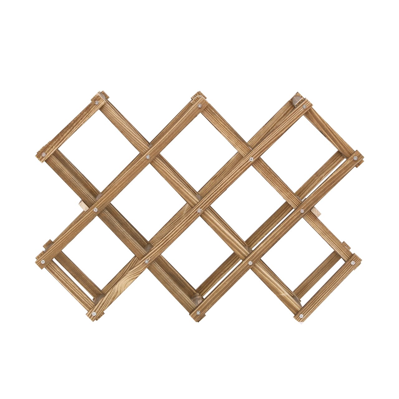 Happy Home Happy Home Weinregal für 10 Flaschen faltbar HWR16-HOL Holz