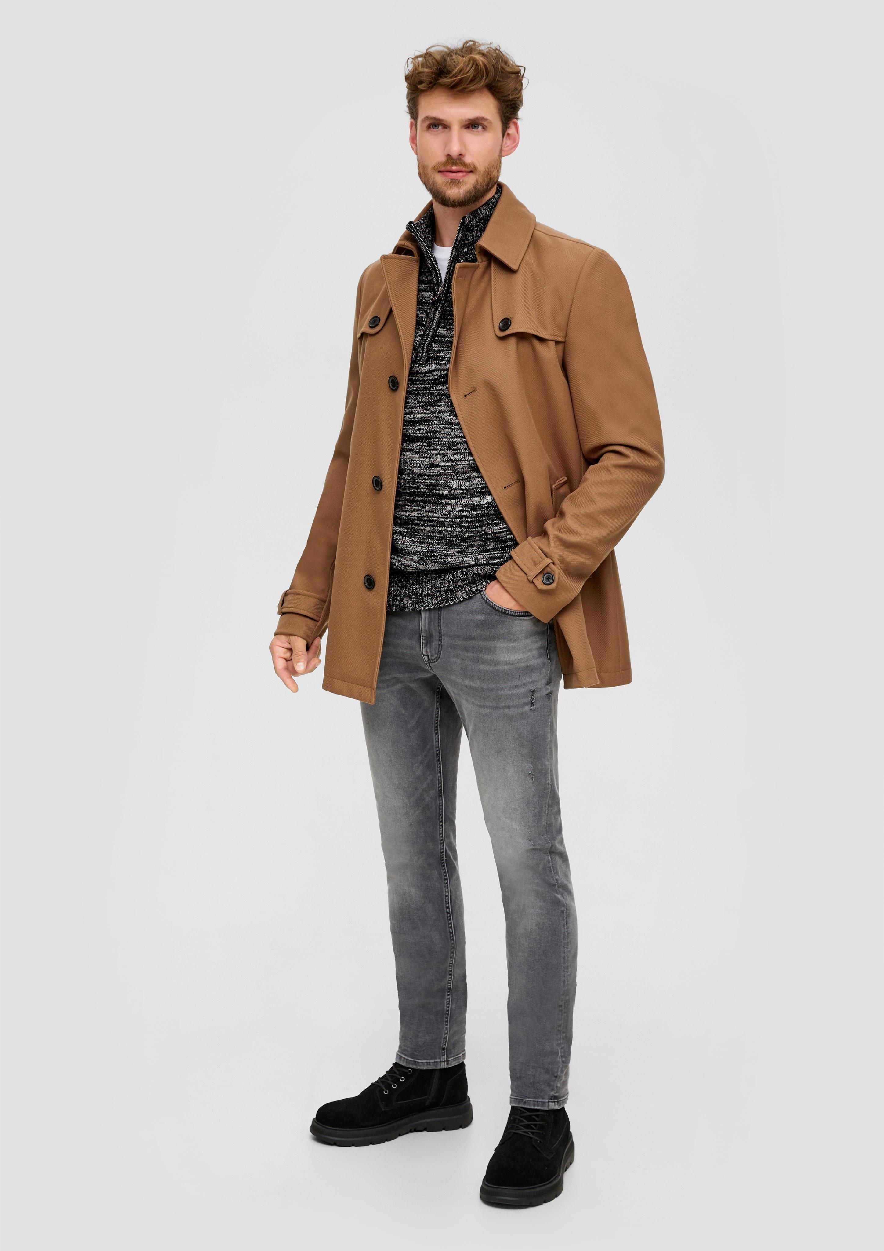 Troyer-Pullover aus Moulinegarn  2134621-99X0