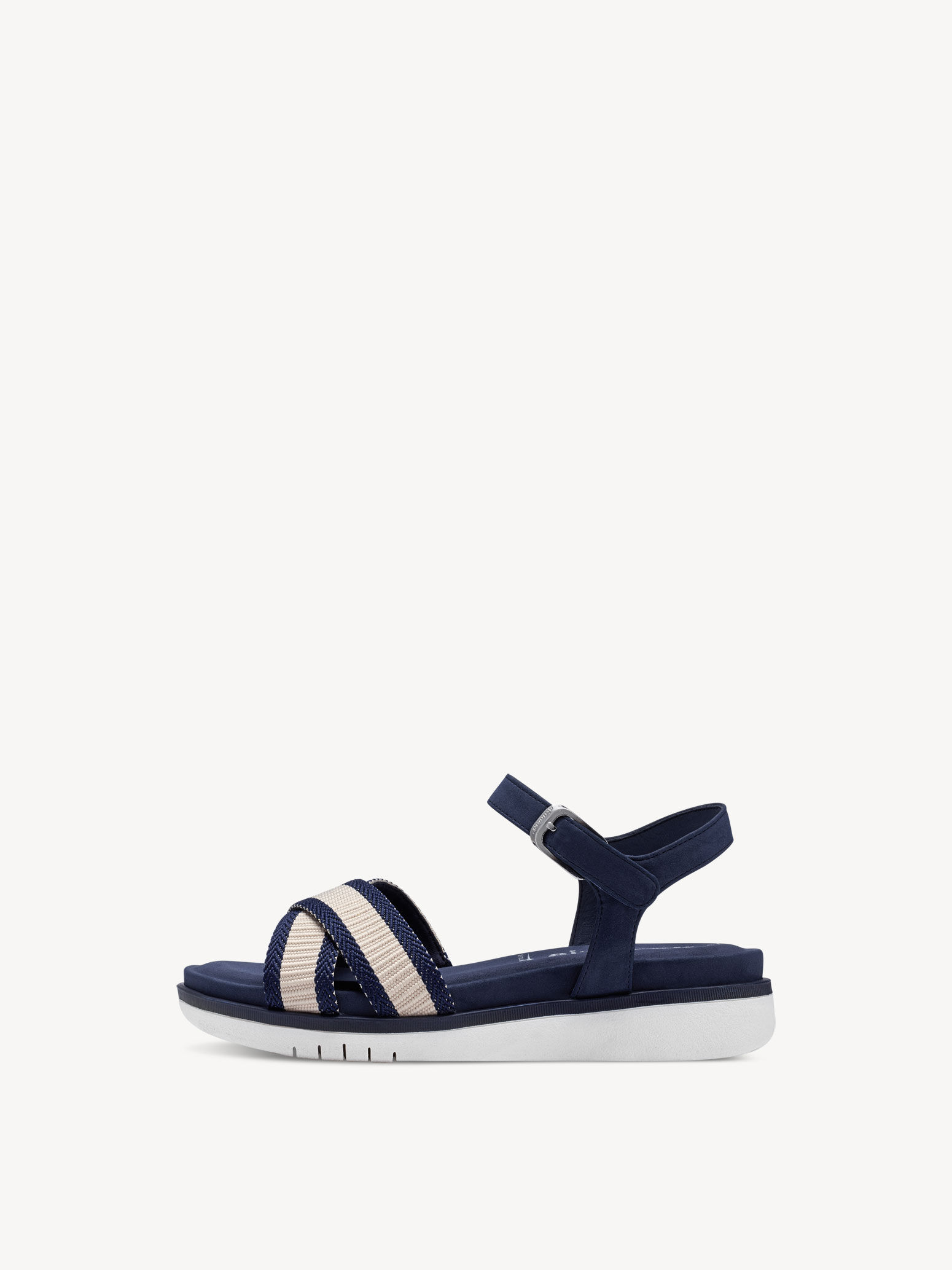 Sandale à talon - bleu
