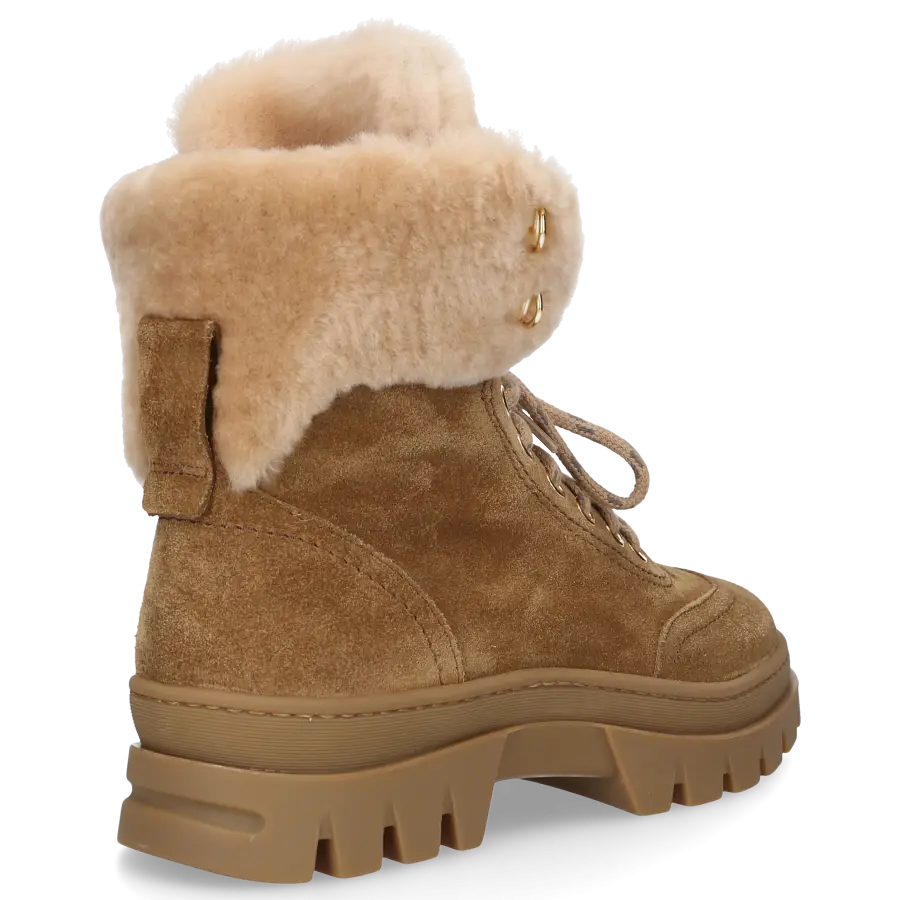 Henderson - Stiefeletten Beige ARINA Veloursleder - beige