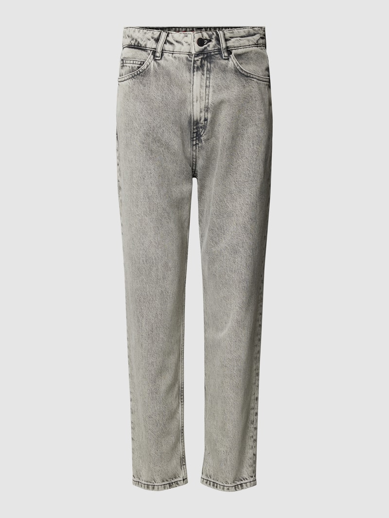 Jeans im 5-Pocket-Design in hellgrau