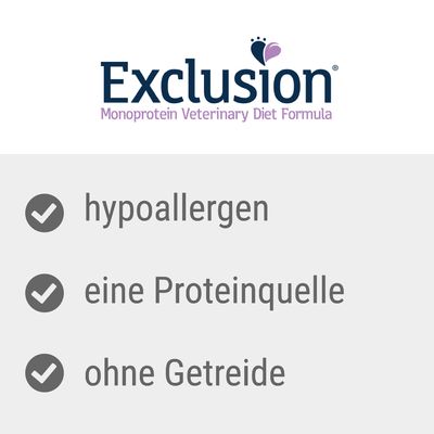 Exclusion Diet Hypoallergenic Medium/Large mit Insekten & Erbsen