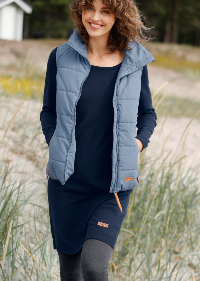 Outdoor-Weste mit Stehkragen