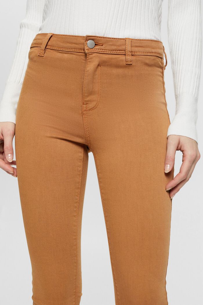 Stretchige Slim-Fit-Hose mit mittelhohem Bund