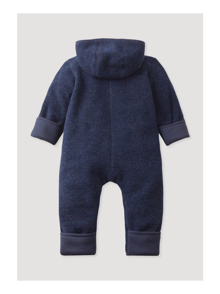 Hessnatur Wollfleece Overall in dunkelblau günstig kaufen