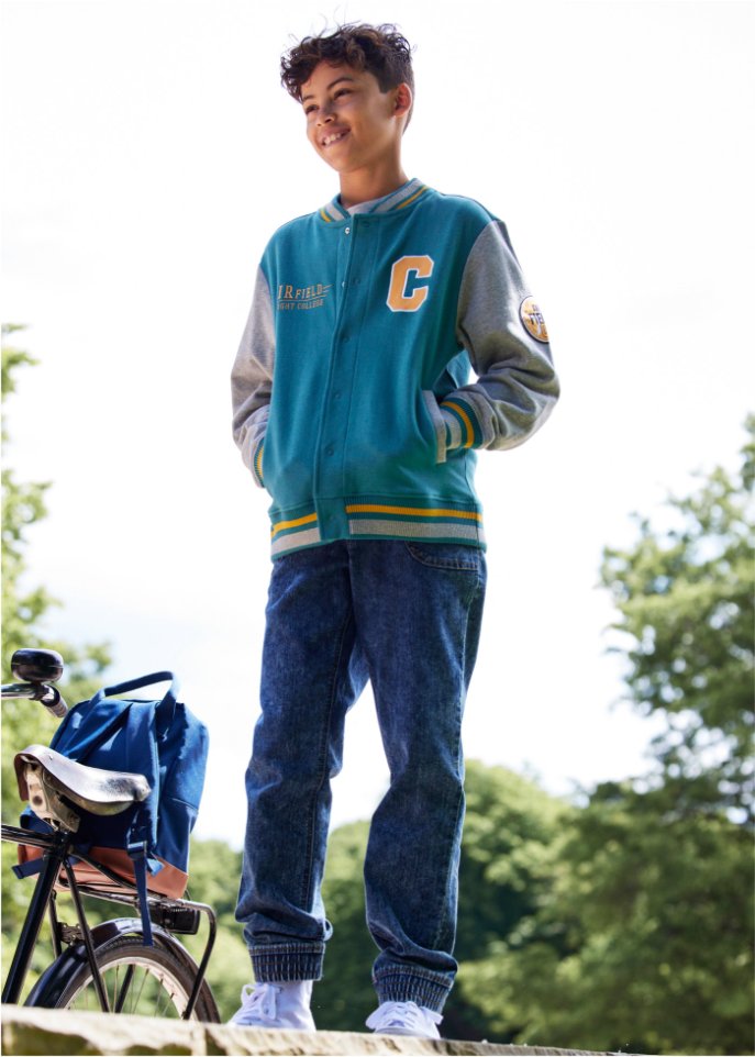 Jungen College Sweatjacke
