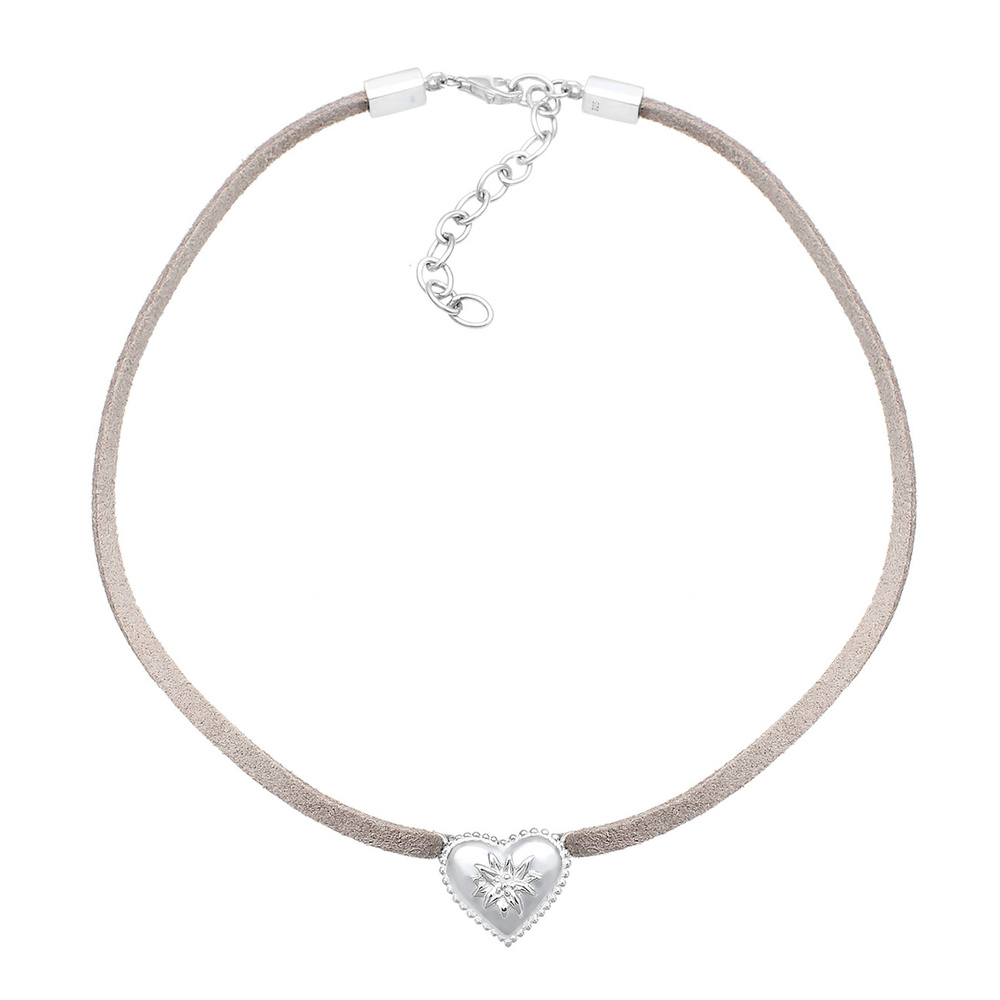 Elli Elli Collier Femme Motif du Coeur en Argent Sterling 925 collier