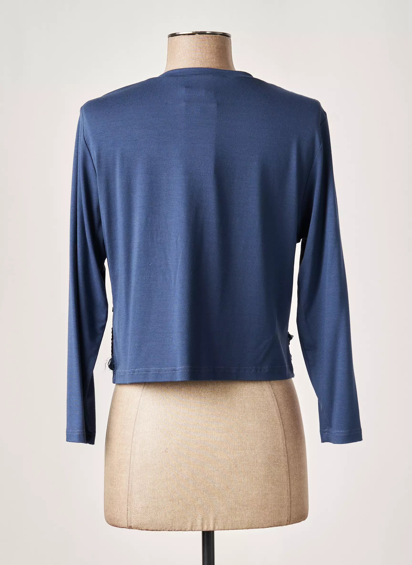 Meri Esca Boleros Femme couleur bleu