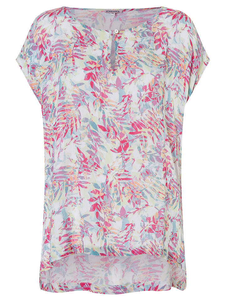 Timezone Bluse in Weiß/ Bunt günstig kaufen