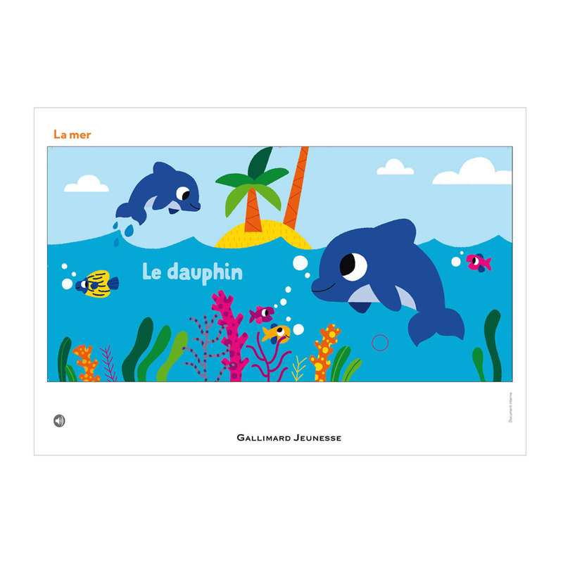 Livre sonore La mer, avec un cherche et trouve - Gallimard Jeunesse