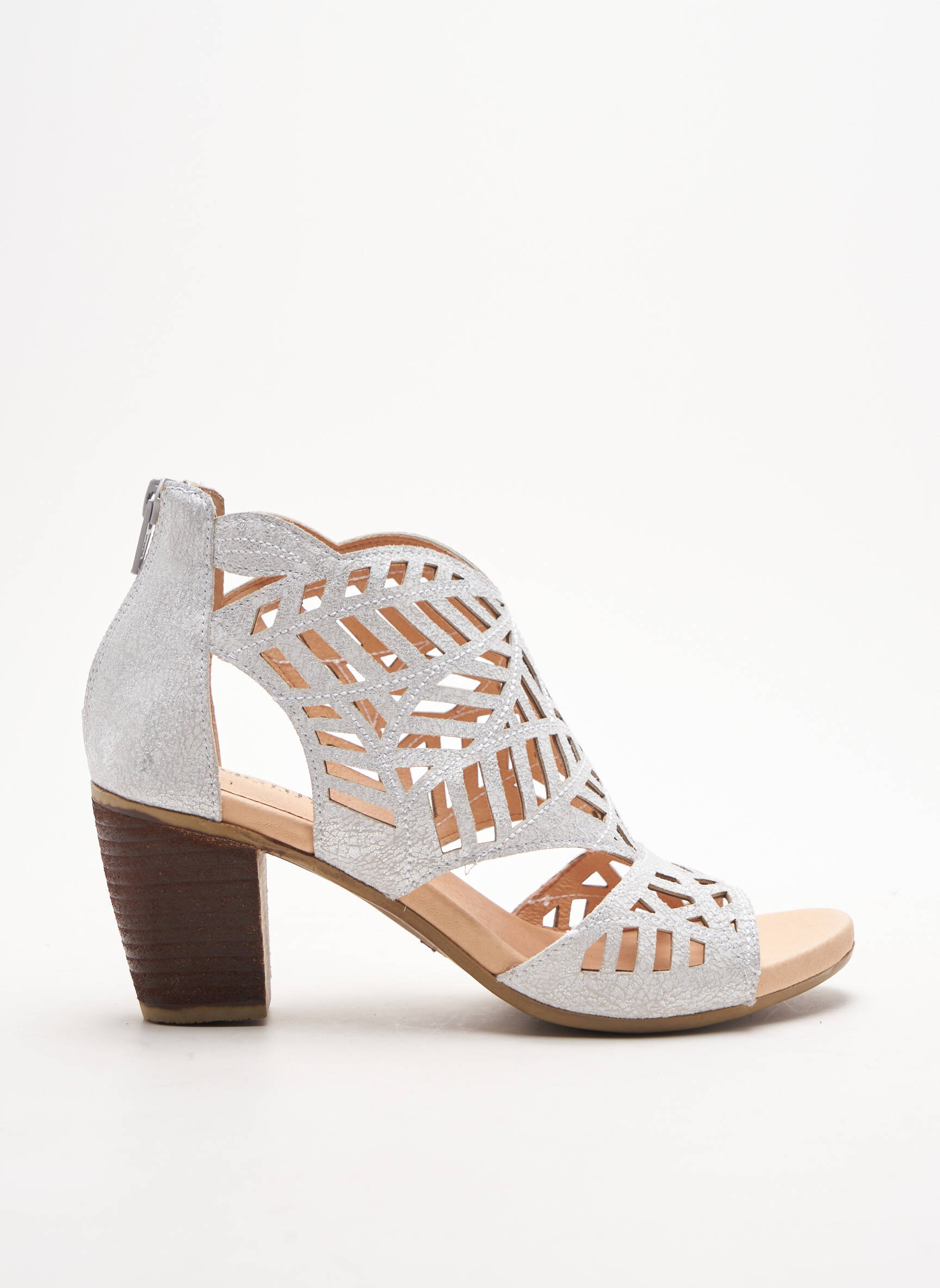 Fugitive By Francesco Rossi Sandales Nu Pieds Femme couleur gris