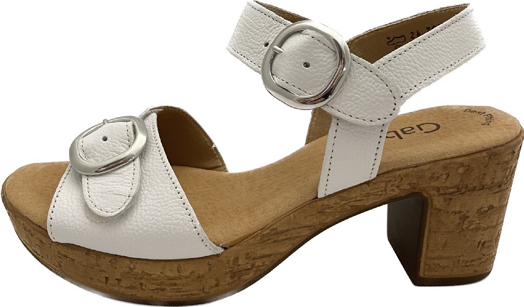 GABOR Klassische Sandalen weiss