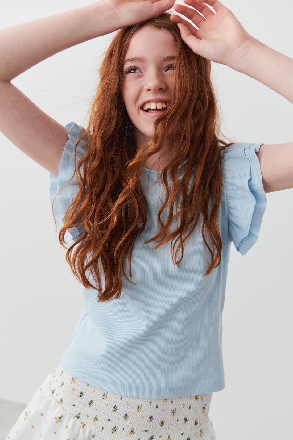 Y cute frill top