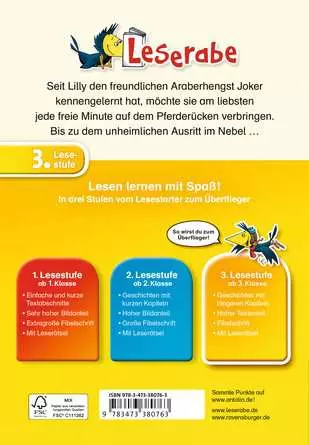 Leserabe - 3. Lesestufe: Ein Jahr voller Pferde