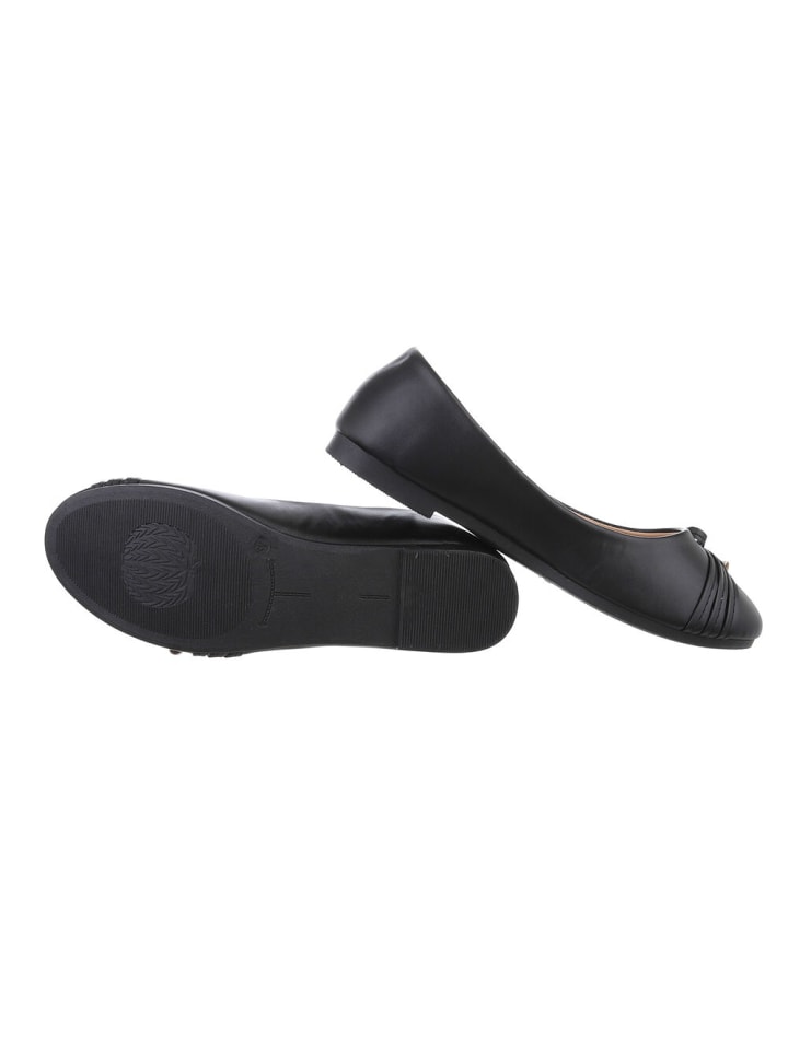 Ital-Design Ballerina in Schwarz günstig kaufen 37