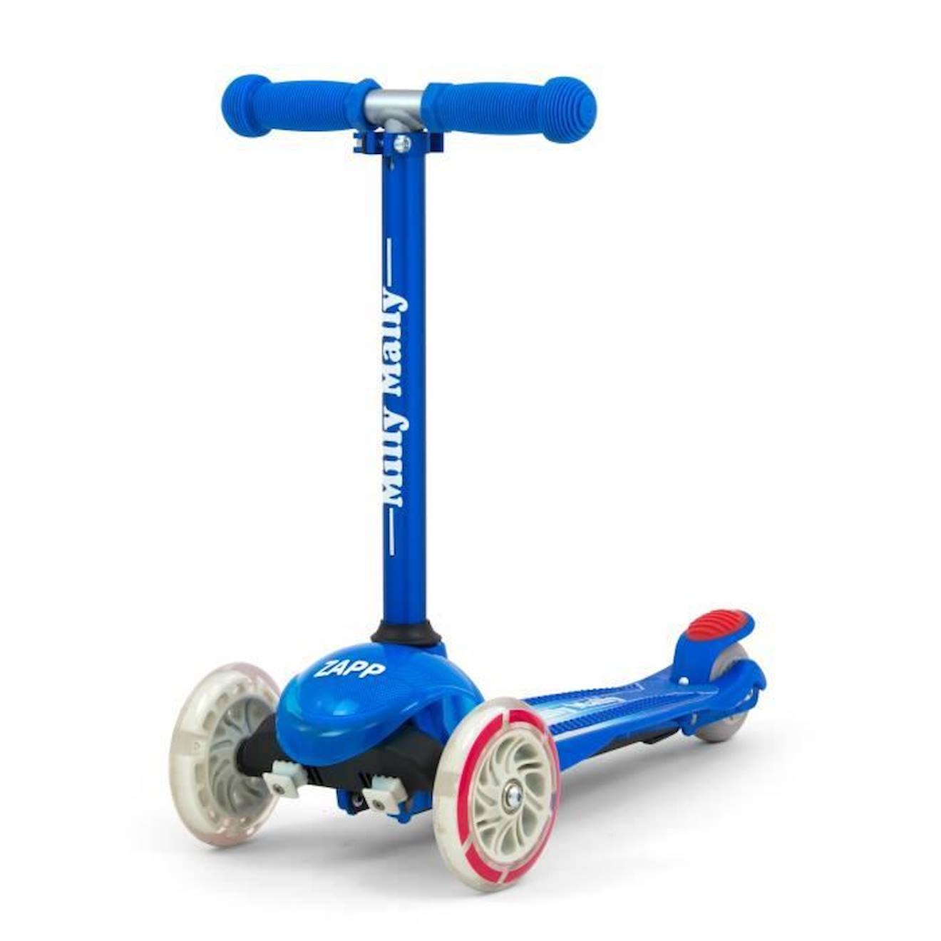Milly Mally trottinette pour enfants Zapp Scooterjunior bleu foncé bleu