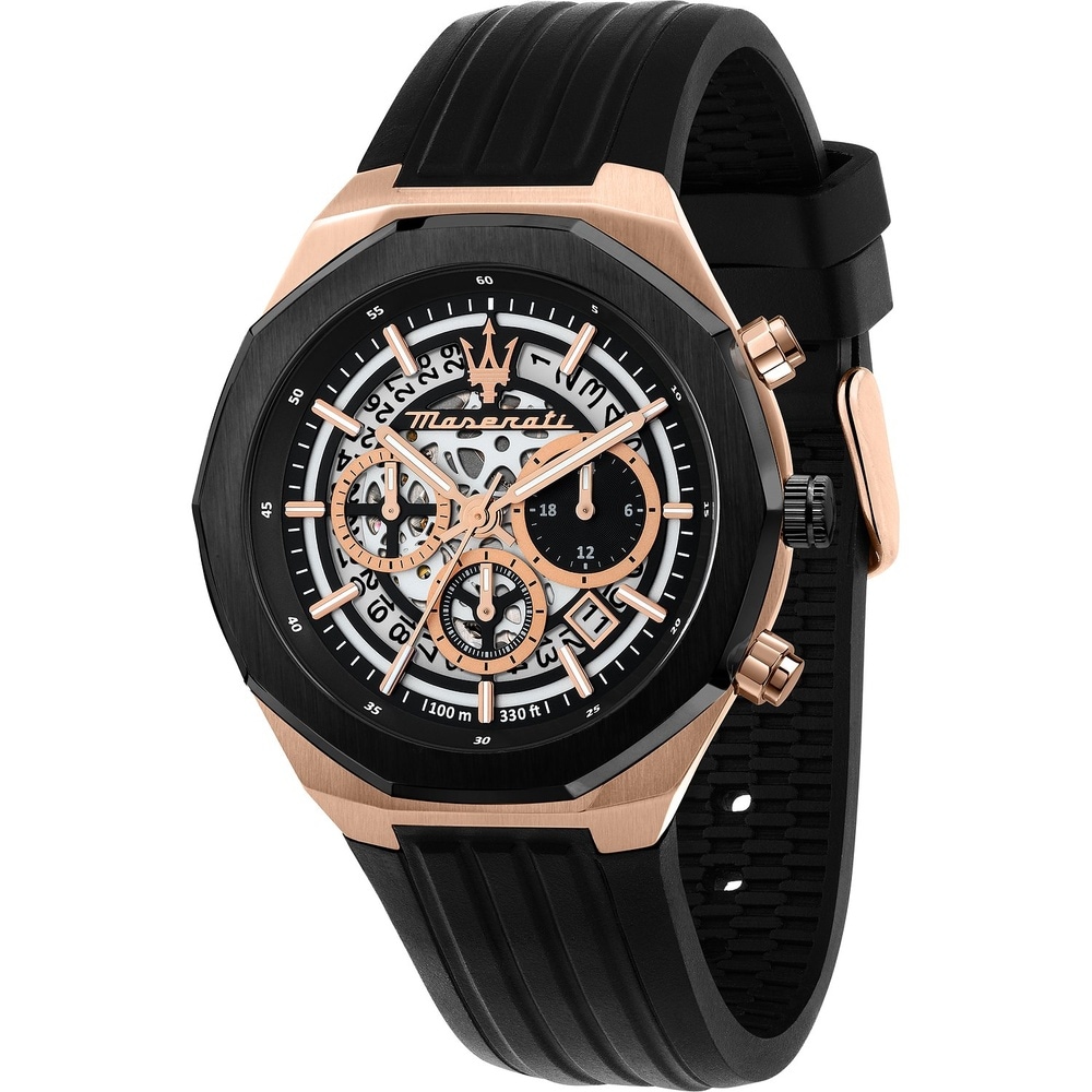 Maserati Chronographe Acier inoxydable, Acier inoxydable Montre