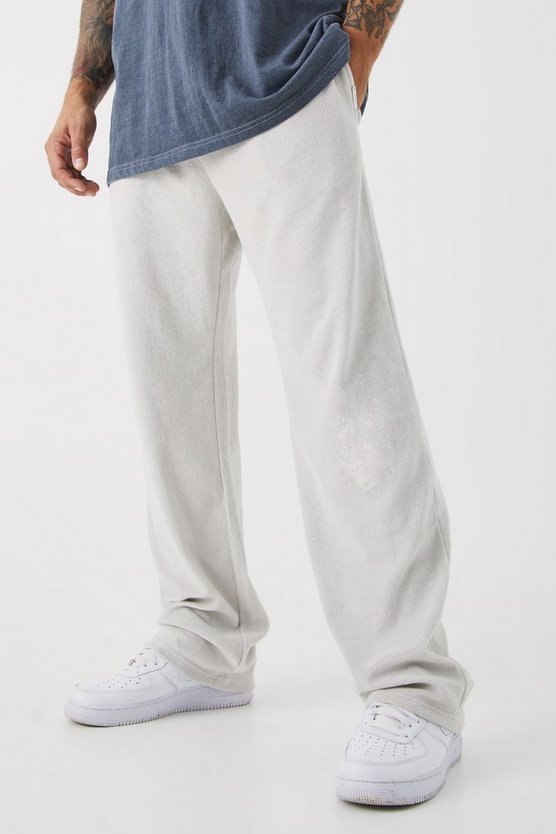 Lockere Premium Frottee-Jogginghose