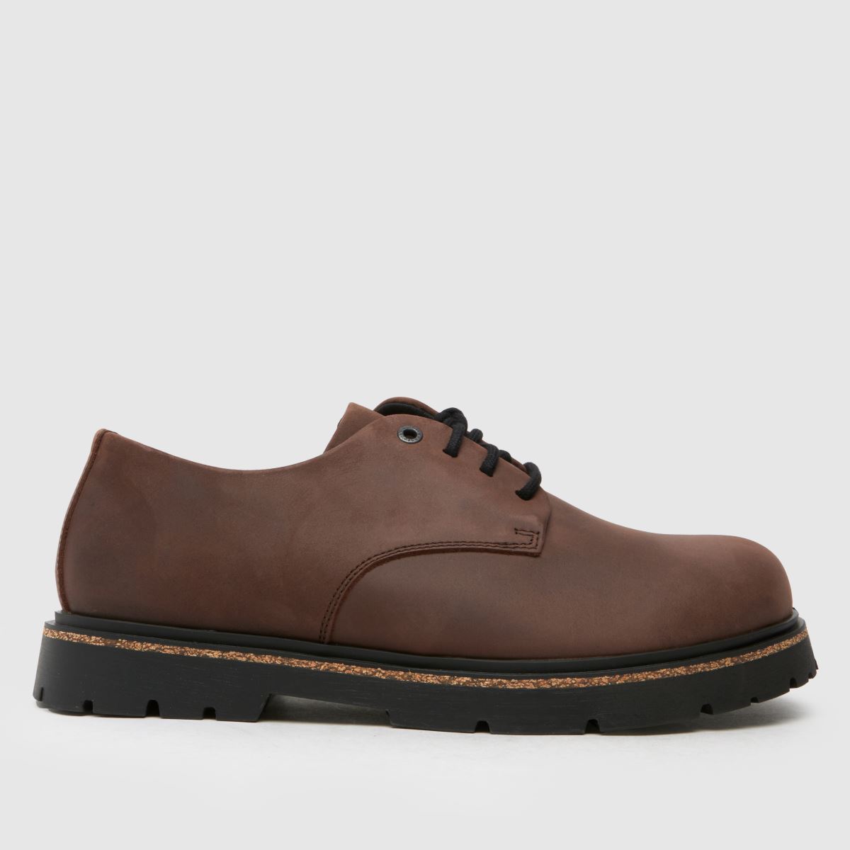 BIRKENSTOCK magassarkú cipő barna színben