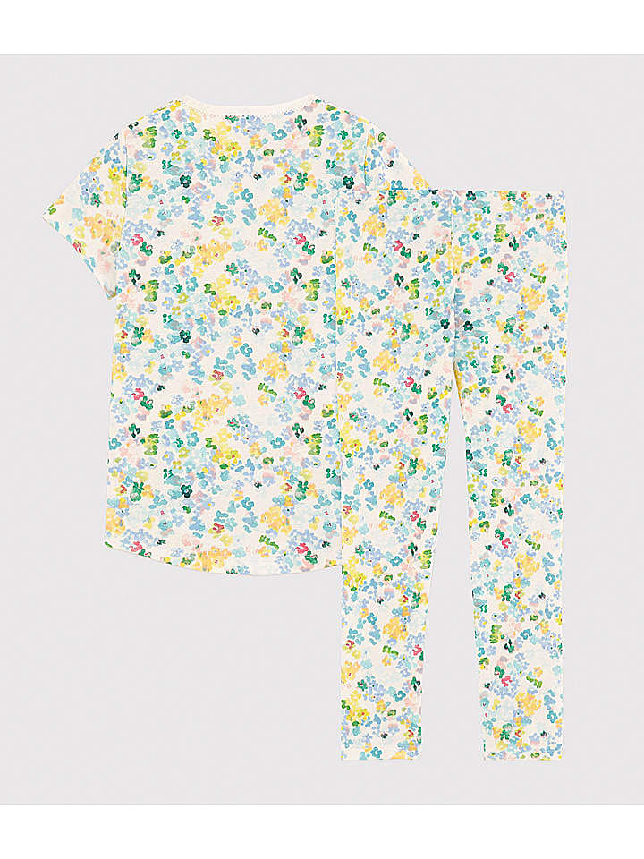 PETIT BATEAU Pyjama in Hellblau/ Grün günstig kaufen 128