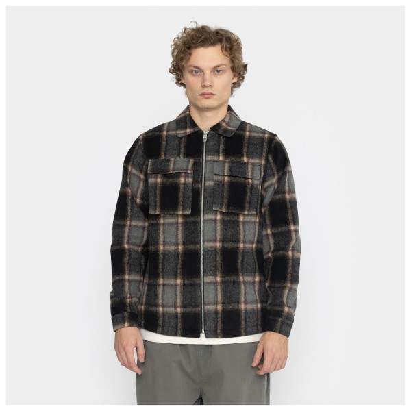 Revolution - Lined Overshirt with Zipper - Hemd