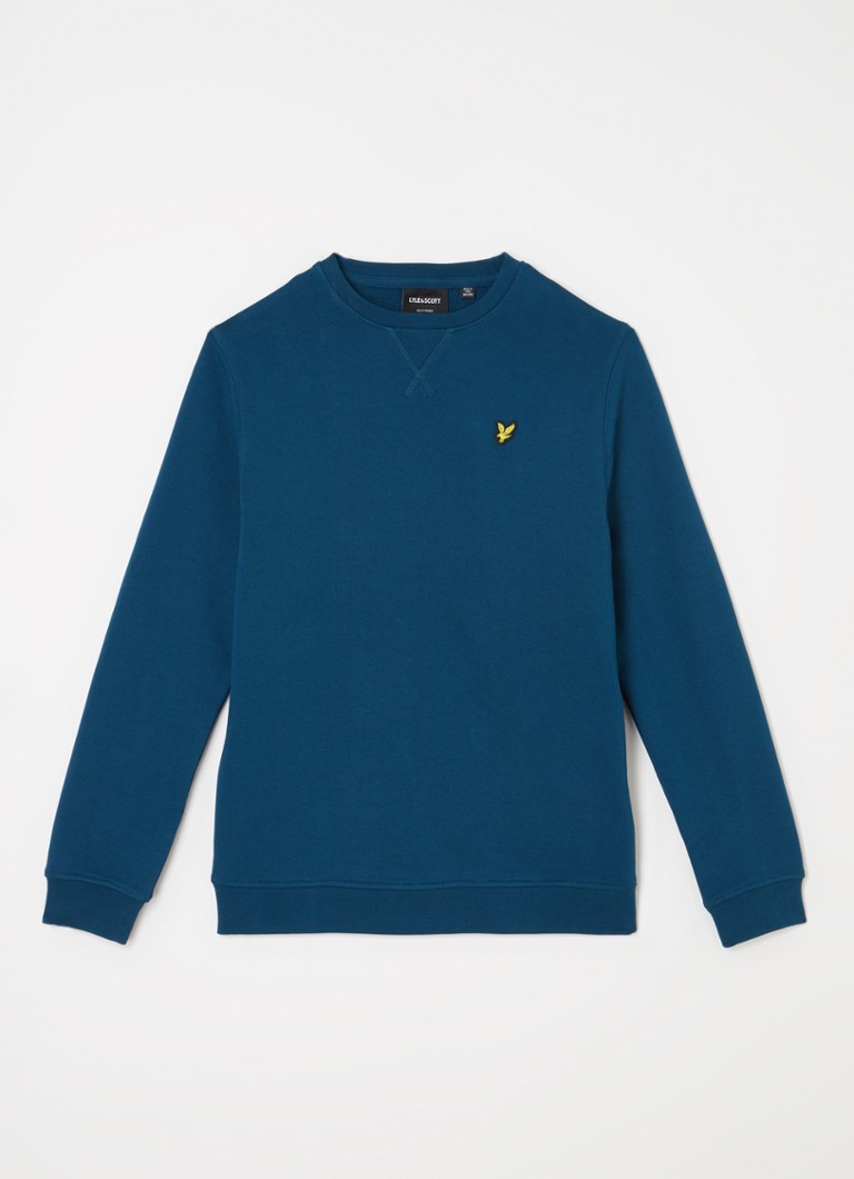 Pulover cu logo brodat Lyle & Scott