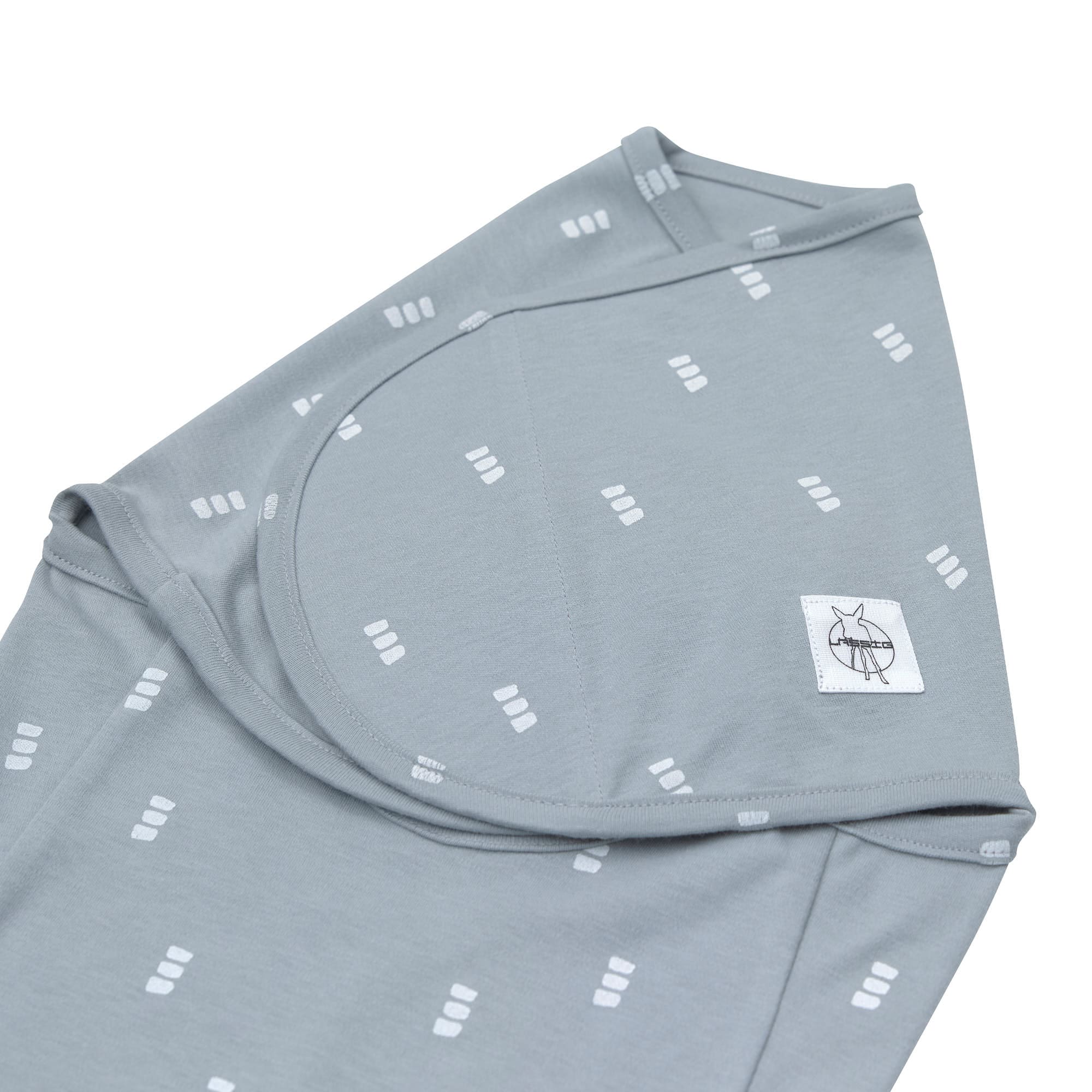 Pucksack - Bio Baumwolle, Blocks, Hellblau