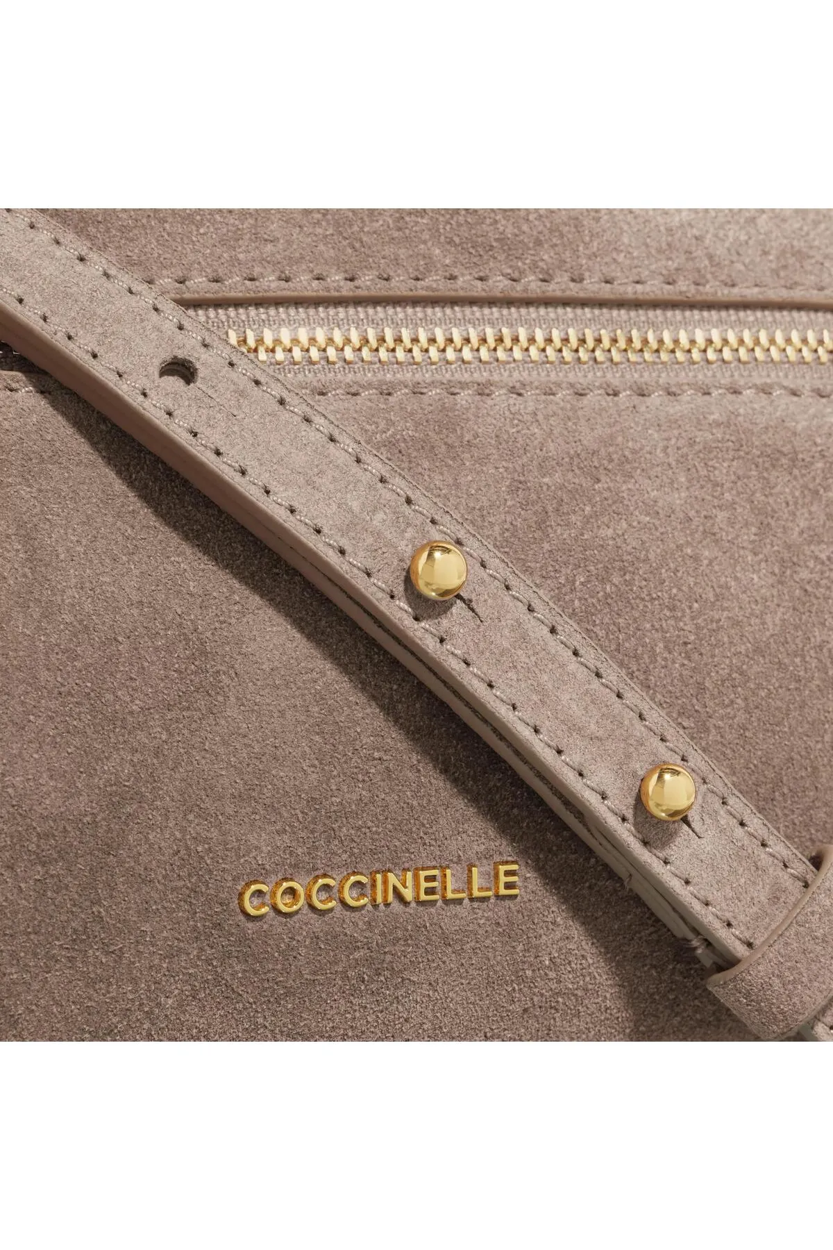 Coccinelle  Hyle Wildleder Warm Taupe
