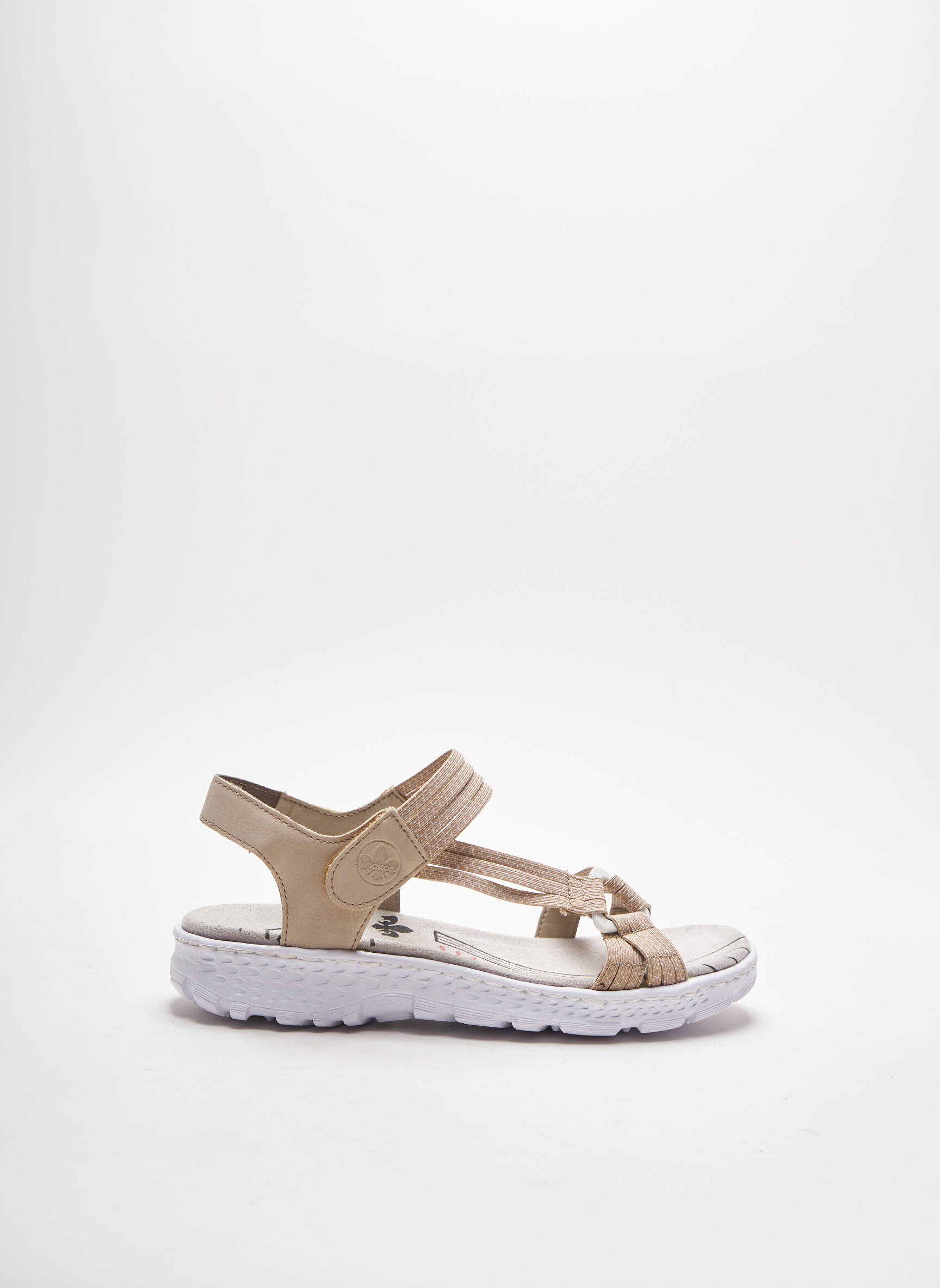 Rieker Sandales Nu Pieds Femme couleur beige