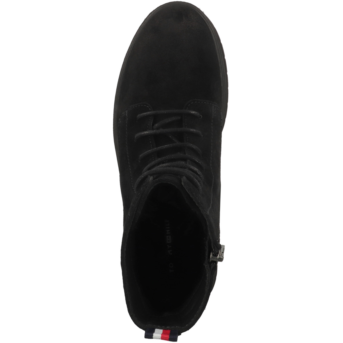 Tommy Hilfiger Core Suede Schnürboots schwarz
