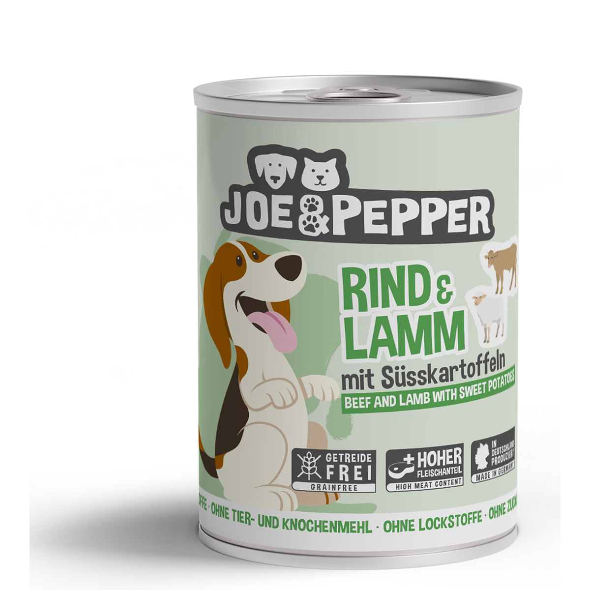 Joe & Pepper Dog Rind & Lamm mit Süßkartoffeln bei ZooRoyal