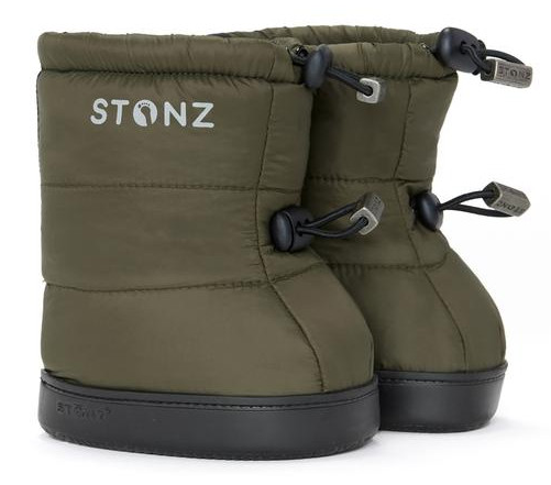 Stonz ~ Toddler Puffer Booties ~ Pine