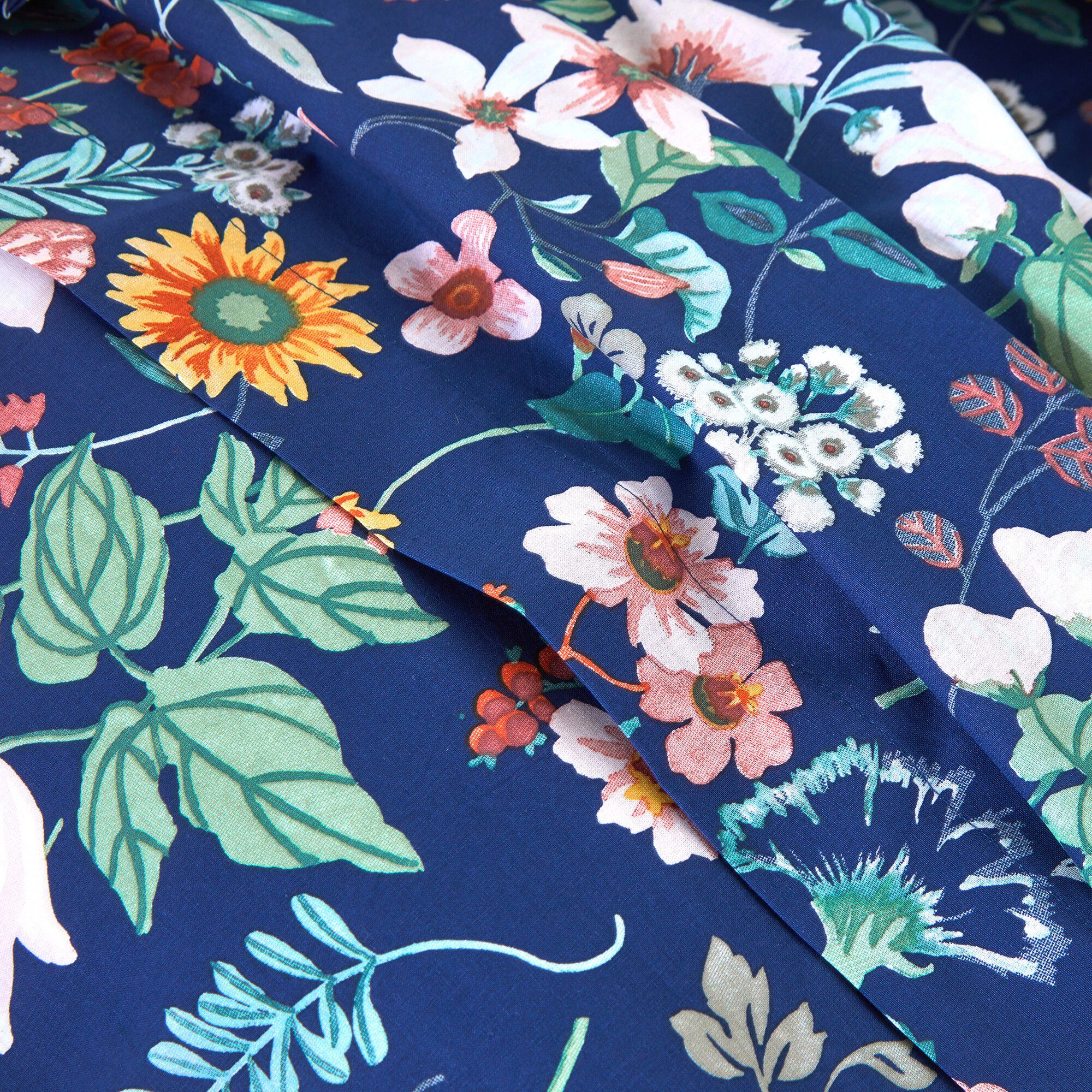 Linge de lit Kelly en coton imprimé floral