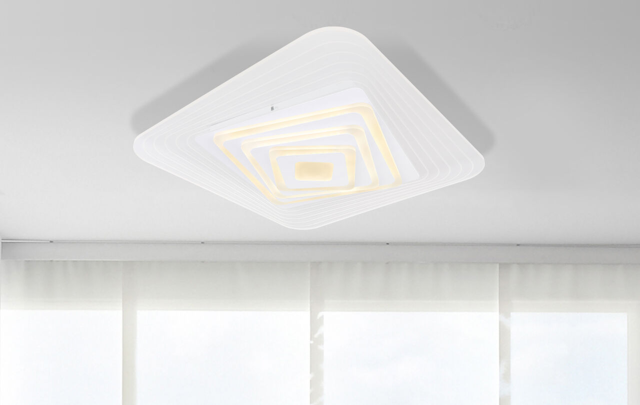 Globo Lighting - JOCELYN - Deckenleuchte Metall weiß, LED