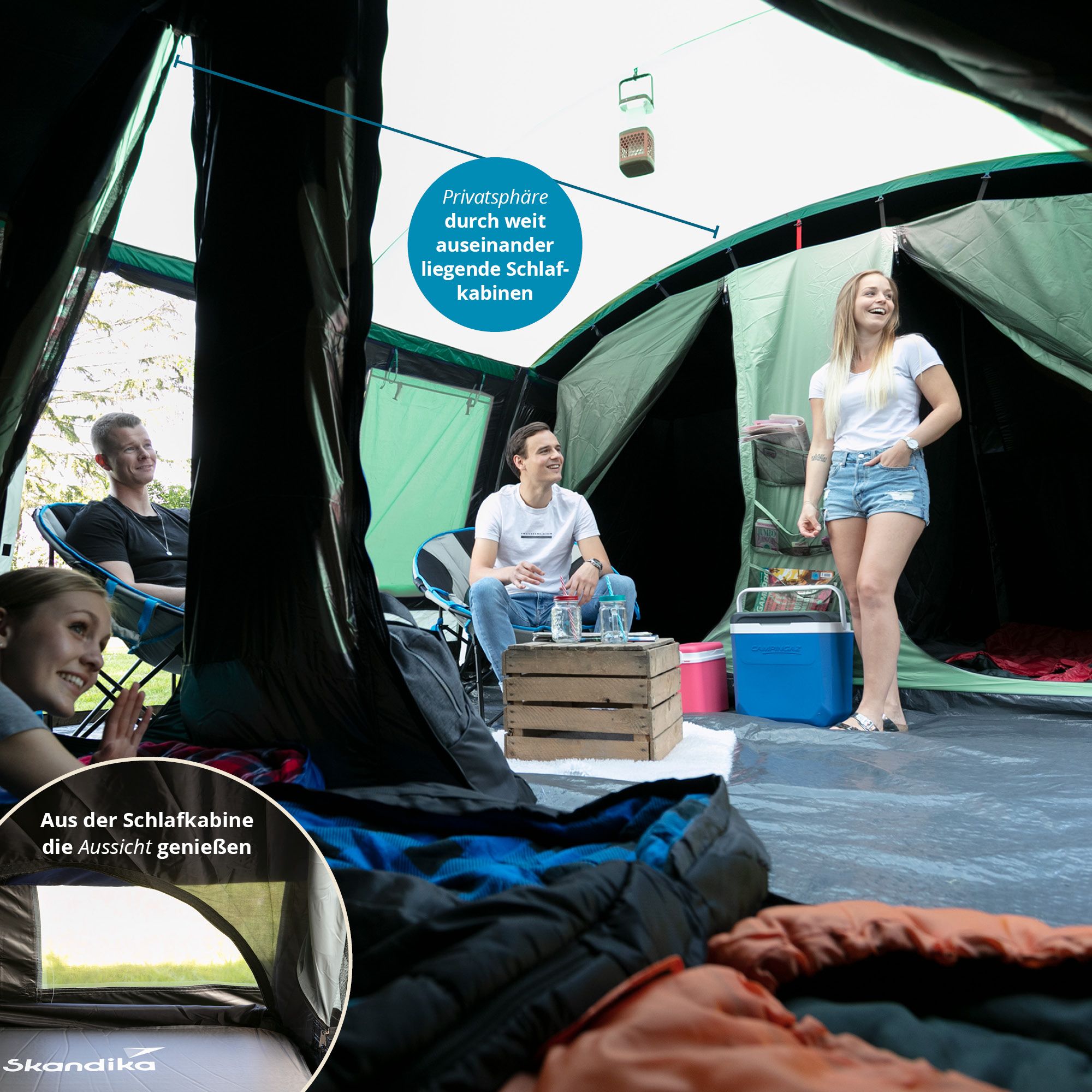 Skandika Montana 10 Sleeper Protect Tunnelzelt