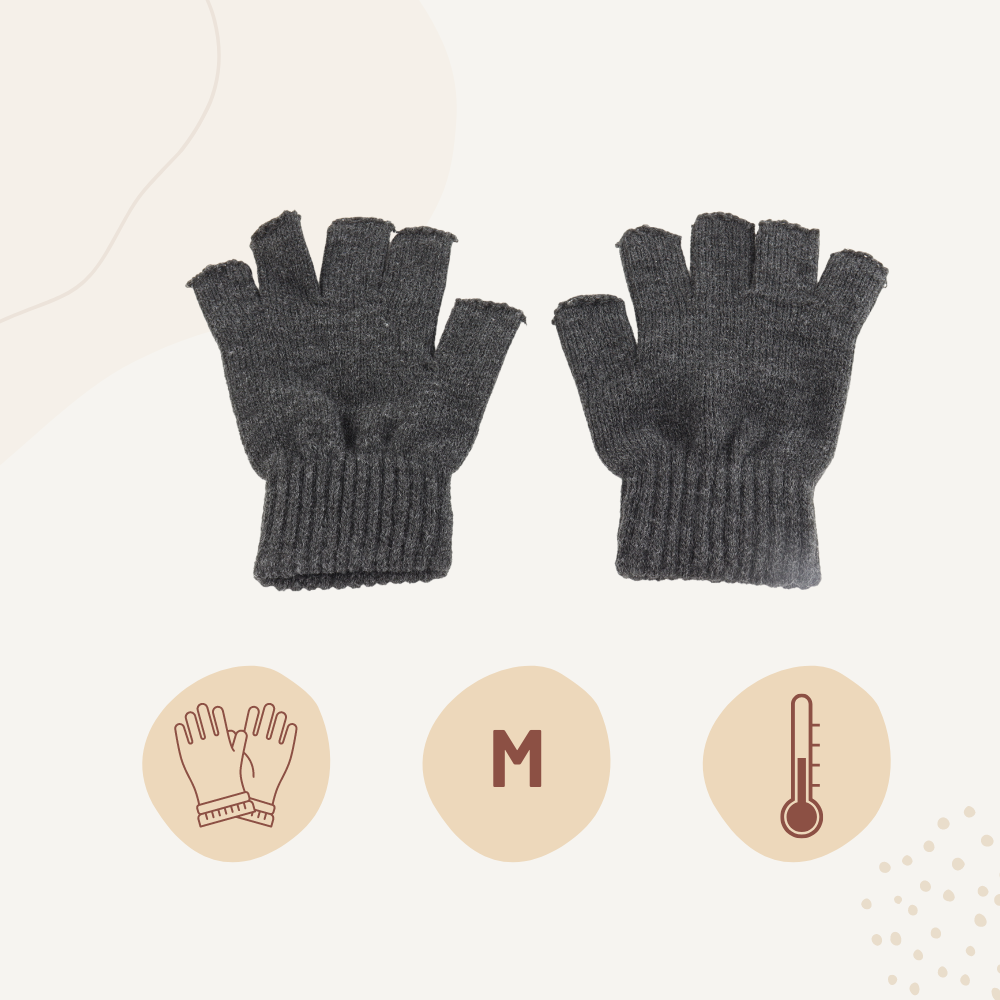 Orange85 fingerlose Handschuhe