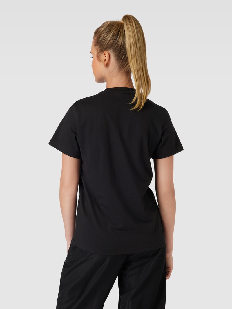 T-Shirt mit Motiv-Print Modell 'DOODLE' in schwarz
