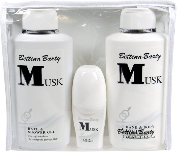 Bettina Barty Musk Body Lotion + Duschgel + Deo Körperpflegeset