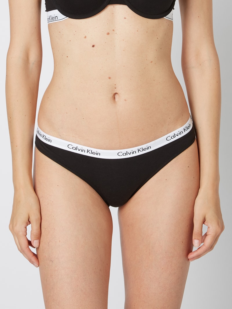 Slip im 3er-Pack in schwarz