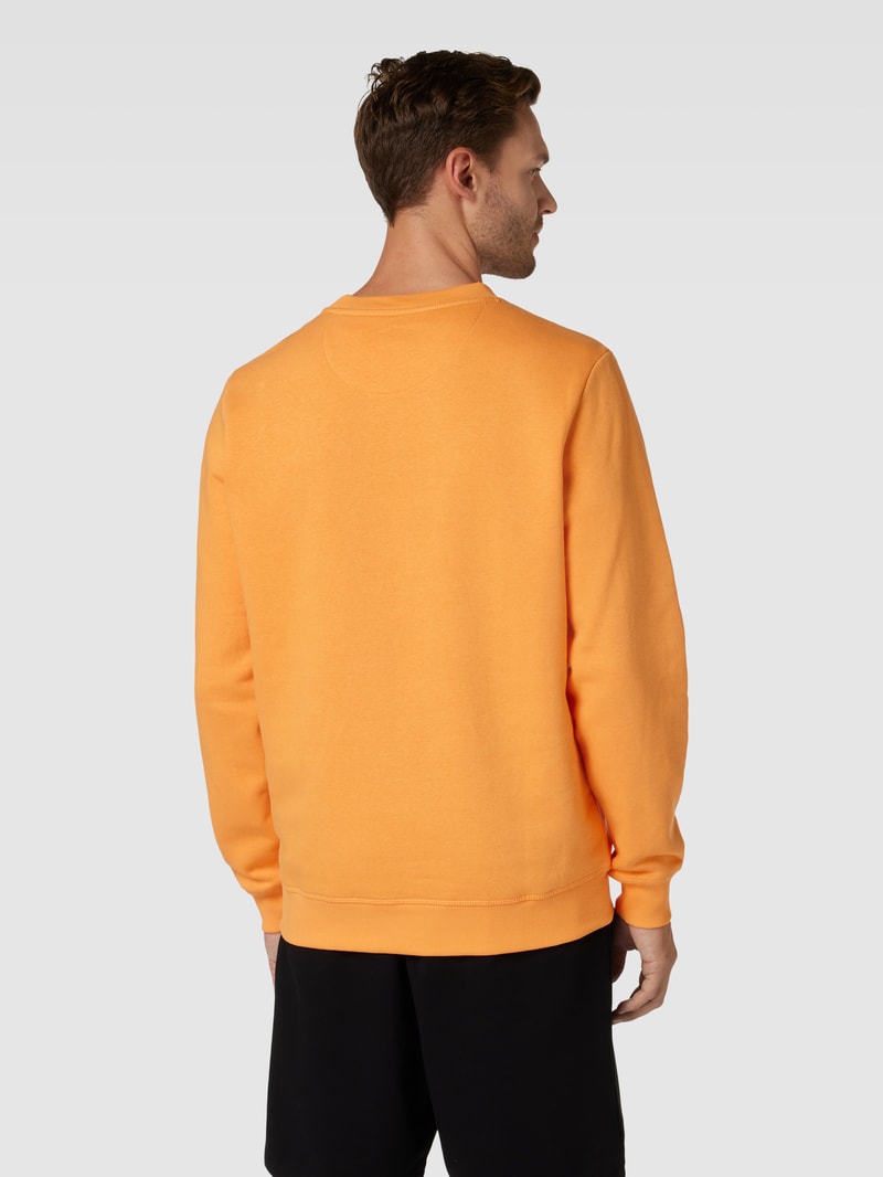 Sweatshirt mit Rundhalsausschnitt Modell 'TILO' in orange