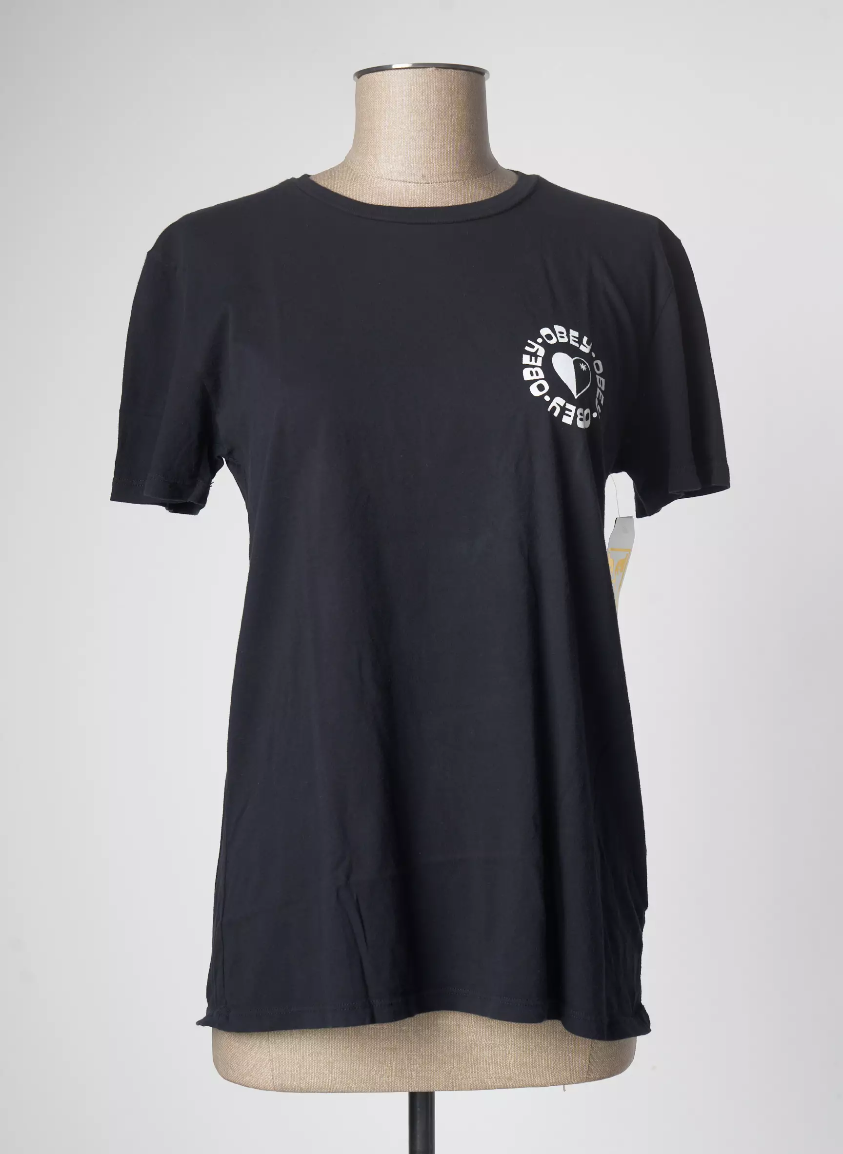 Obey Tshirts Femme couleur noir