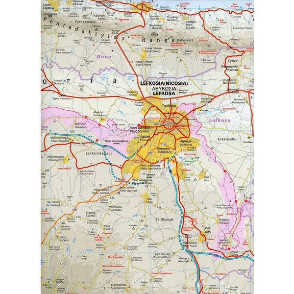 Reise Know-How Landkarte Zypern 1 : 150.000 - Straßenkarte